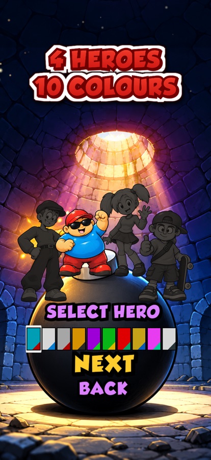 iPhone: hero select